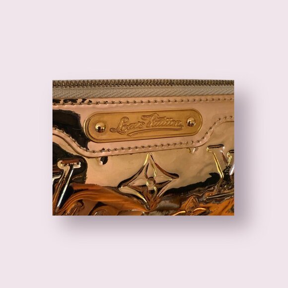 Louis Vuitton Monogram Miroir Gold Cosmetic Pouch With Dust Bag - Picture 9 of 10